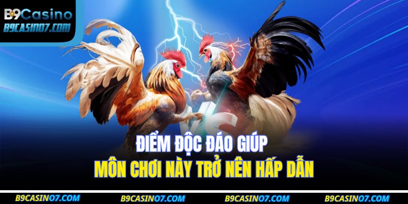 Điểm độc đáo giúp môn chơi này trở nên hấp dẫn